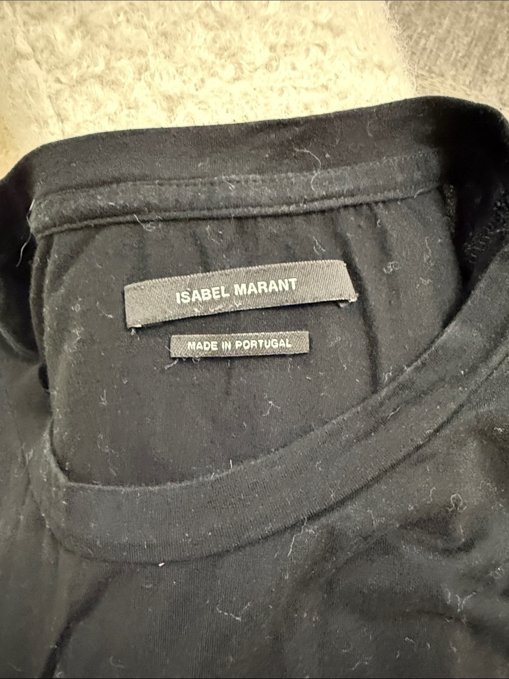 Isabel Marant Black Ruched Drawstring Mini Dress - Picture 3 of 4
